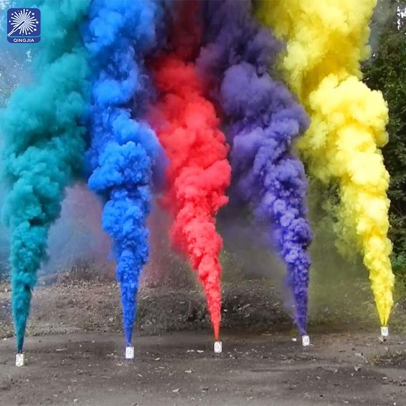 Wedding multi color smoke bomb for photography fireworks