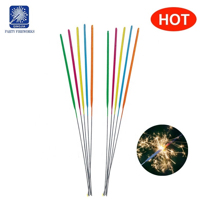 Colored Sparklers electric cold ice fountain sparklers fireworks handheld wedding