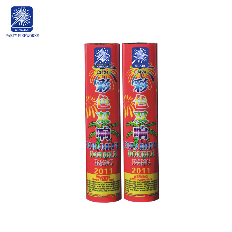 L3763 2.5 inch Red Wave pyrotechnic cylinder display make fireworks shells for sale