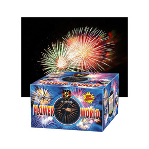 138 shots colorful Cake fireworks celebration outdoor display shell hot sell