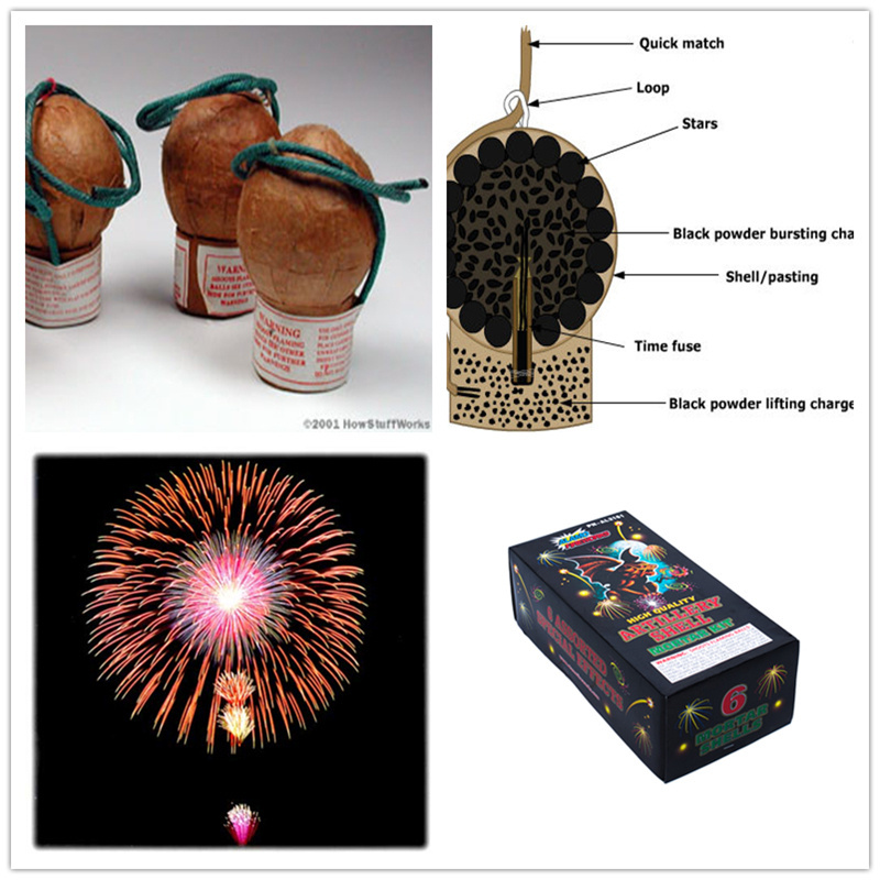 3 inch 1.3G 1.4G mortars pyrotechnic fireworks shells for sale