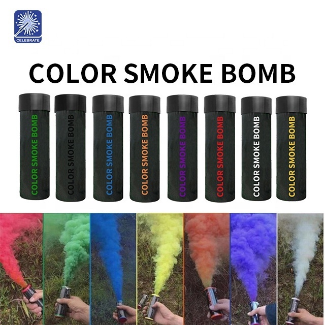 Wedding multi color smoke bomb fireworks granade white smoke for photography