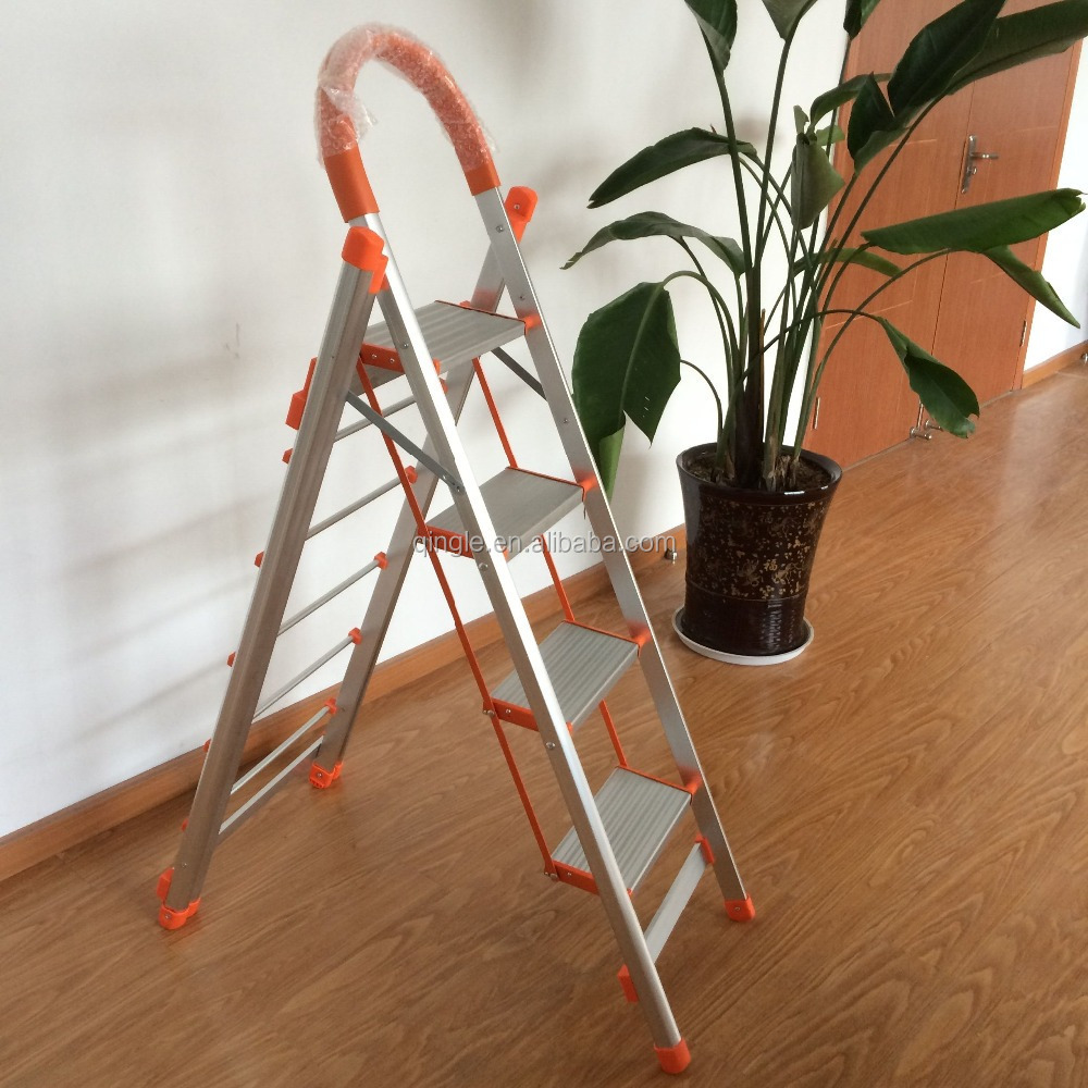 aluminum ladder with clothes drying rack