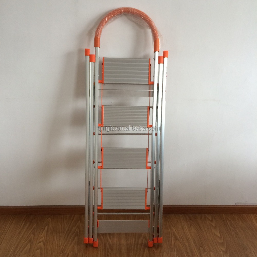 aluminum ladder with clothes drying rack