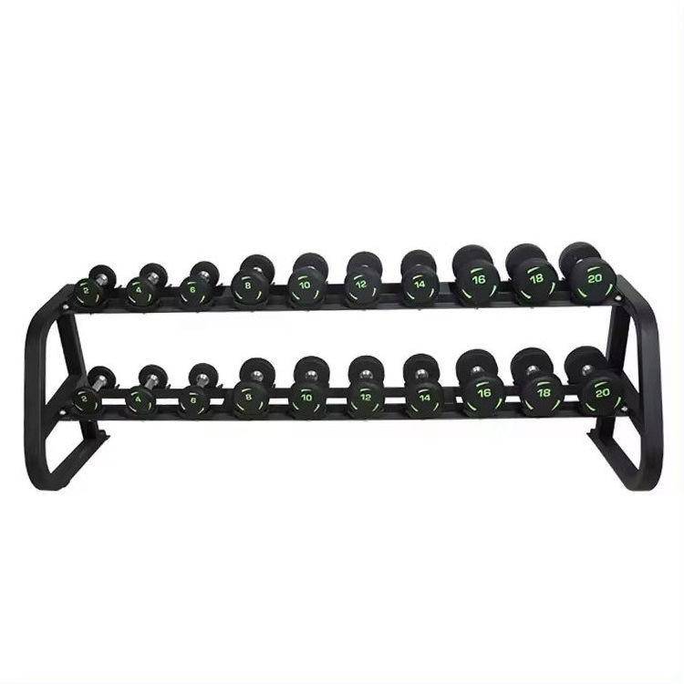 High Quality Commercial Dumbbell Rack Cylinder Vertical Dumbbell Rack Professional Dumbbell Set With Rack