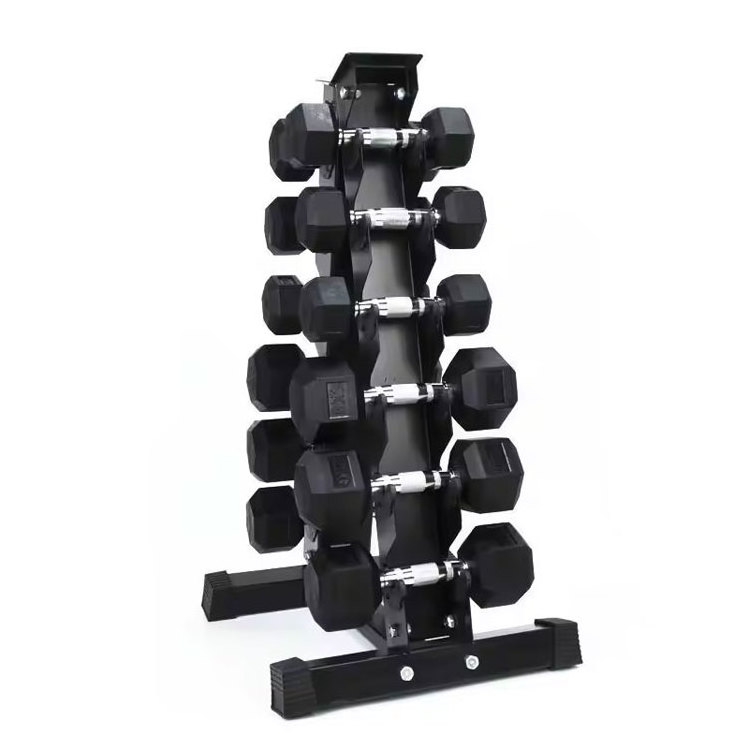 High Quality Commercial Dumbbell Rack Cylinder Vertical Dumbbell Rack Professional Dumbbell Set With Rack