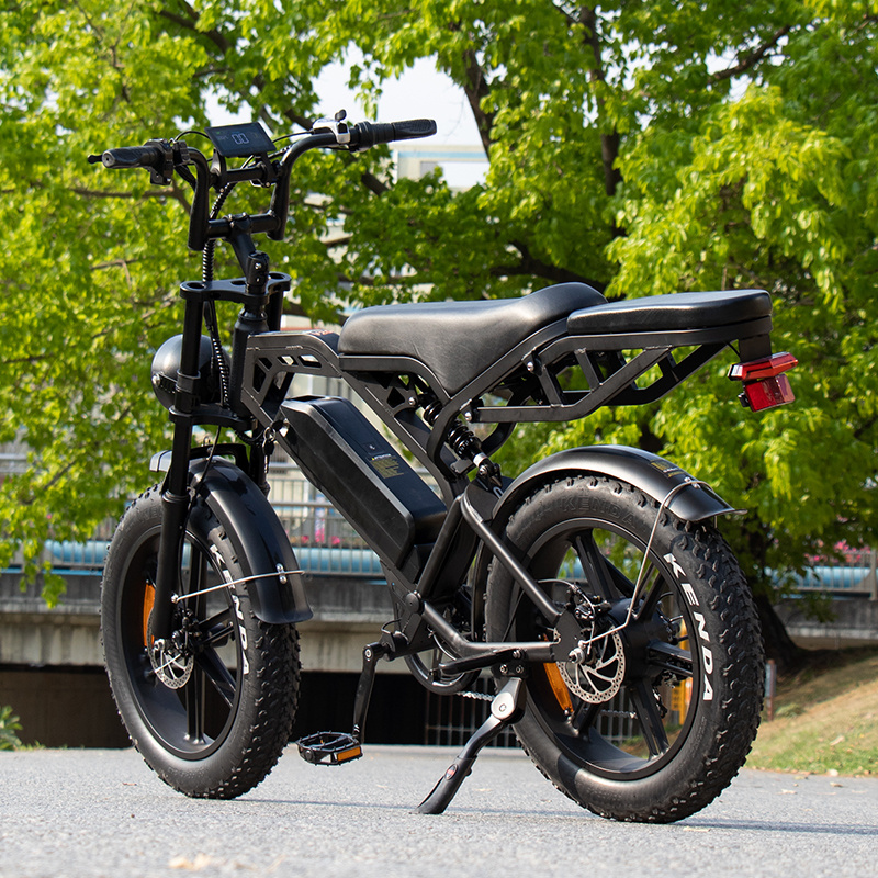 V20 pro 750W 500W Electric Bicycle road Ebike 48V 15Ah Removable Lithium Battery 50KM mileage 4.0 ALL-terrain Fat Tire Ebike