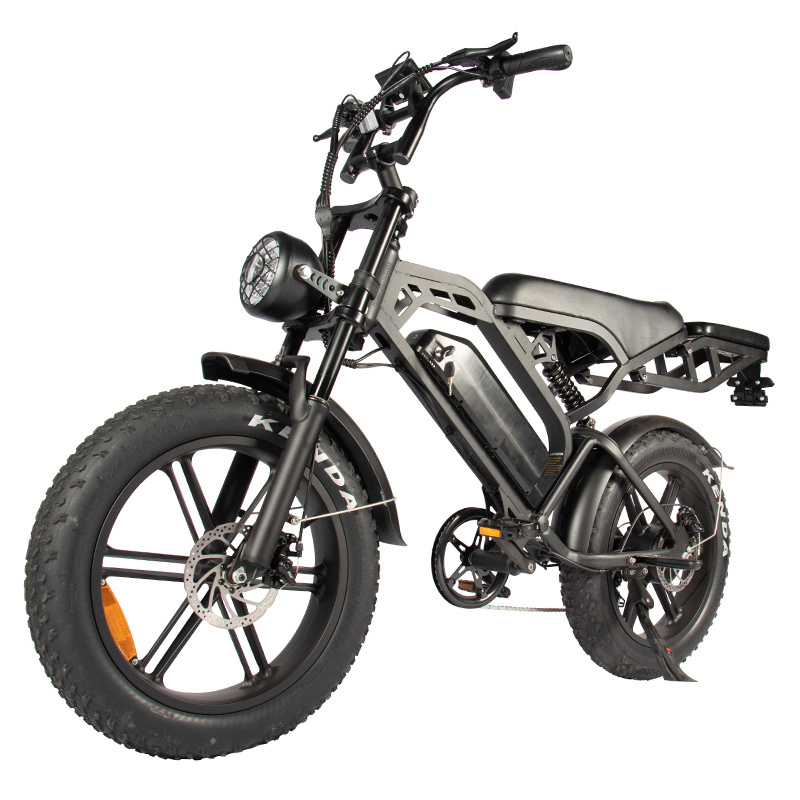 V20 pro 750W 500W Electric Bicycle road Ebike 48V 15Ah Removable Lithium Battery 50KM mileage 4.0 ALL-terrain Fat Tire Ebike