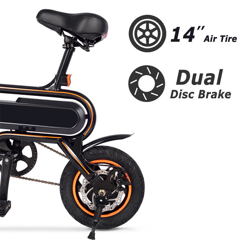 China Custom 14 Inch 36V 250W City Ebike E Cycle Bike Unicool Folding Electric Bike Electric Bicycle