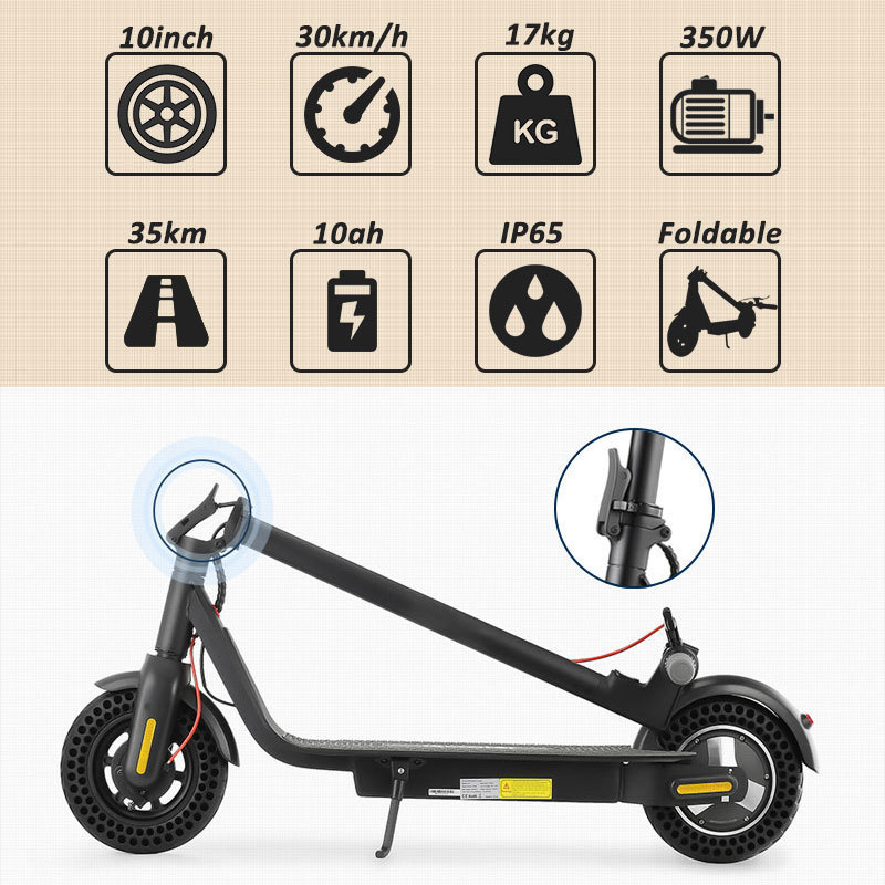 Qingmai Patinetes Electrico Para Adultos 500W Moto Electrica Scooter 10'' Patinete Electrico elektro scooter