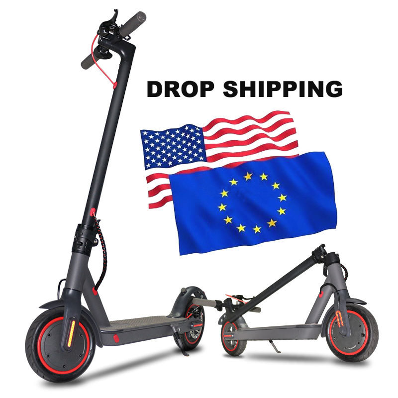 US EU Stock Escooter Hydraulic Disc Brake Pneumatic 8.5 inch Tire Folding Electric Scooter For Adults