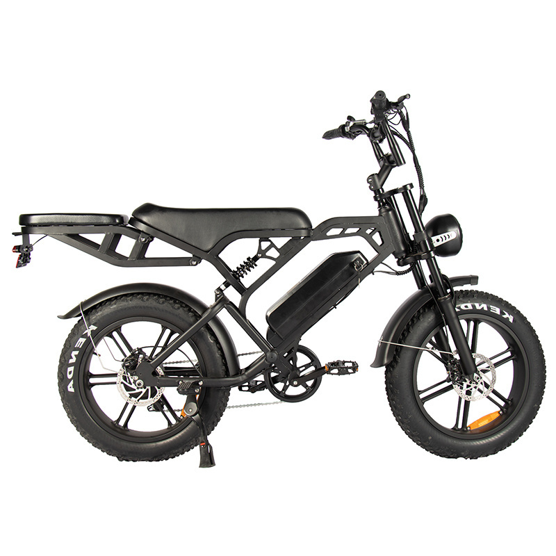 V20 pro 750W 500W Electric Bicycle road Ebike 48V 15Ah Removable Lithium Battery 50KM mileage 4.0 ALL-terrain Fat Tire Ebike