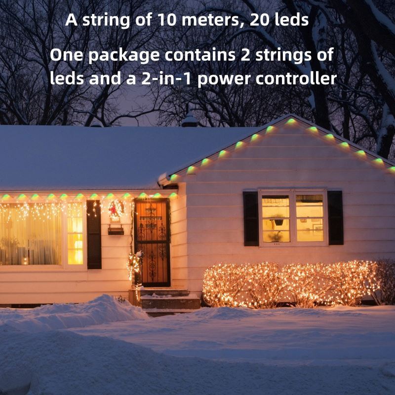 Permanent Source Outdoor Christmas Led Strip Point Light