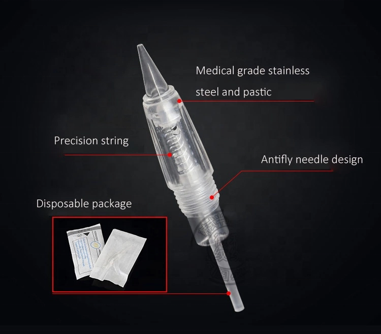 Professional Disposable Charmant Permanent Makeup Eyebrow Lip Microblading Tattoo Cartridge Needle