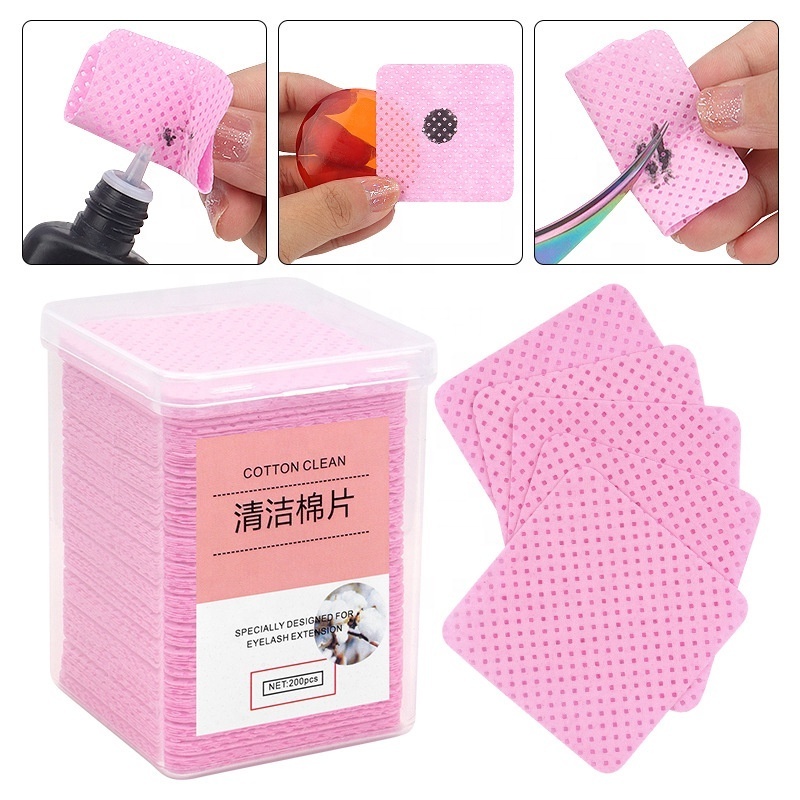 Disposable Multi-function Cotton Pad Makeup Clean Brush Cleaning Pad Facial Cotton Cleansing Towels Cosmetic Glue Cleaner Pads