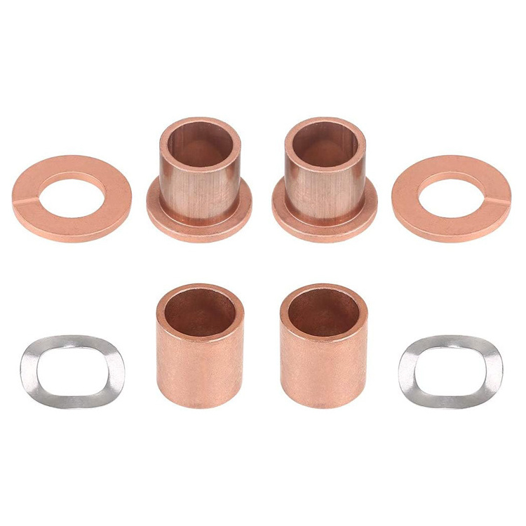 Golf Cart Upper Lower Spindle Bronze Bushing King Pin Bushing Fits Club Car DS 1981+ 8067, 7048, 1010150, 1016389