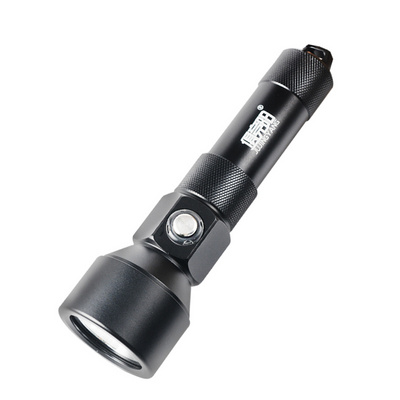 Multi-functional strong light long range aluminum alloy professional diving flashlight