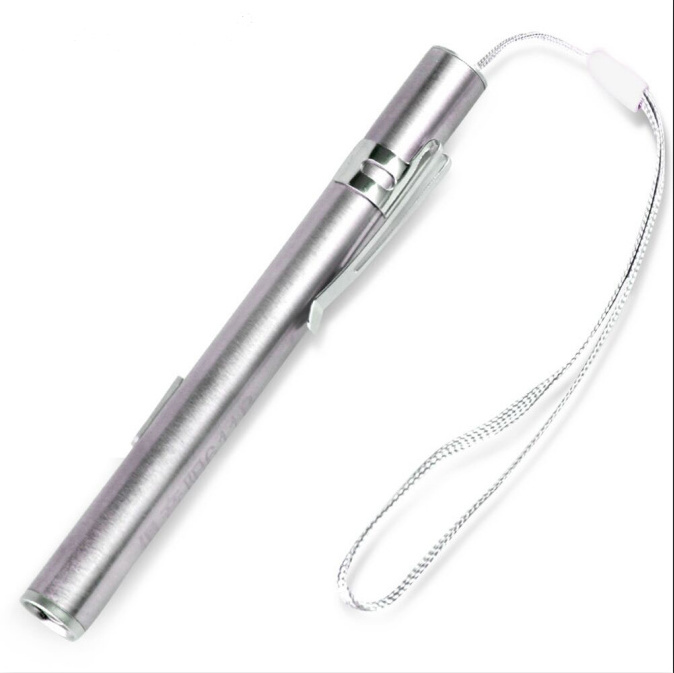 JUJINGYANG Portable USB Rechargeable LED White Light Pupil Medical Pen Light