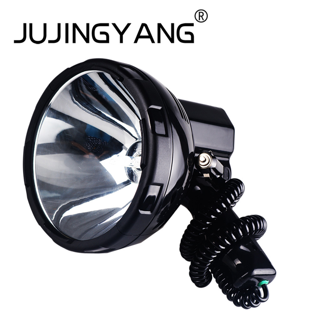 Jujingyang external 12V battery 220W Super Bright HID Long Range  Searchlight