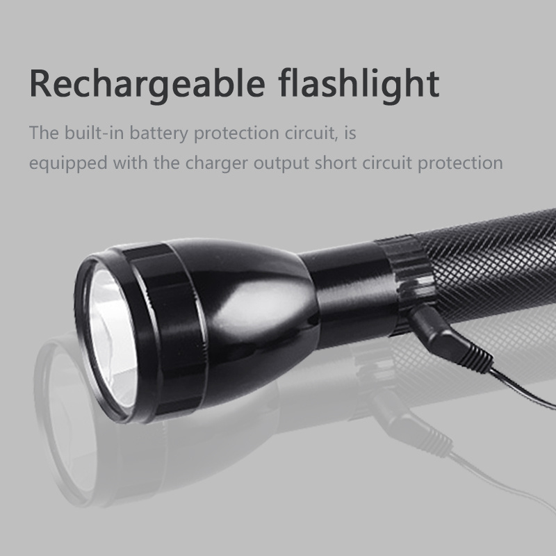 WASING H9 10W Aluminum alloy explosion-proof charging LED flashlight