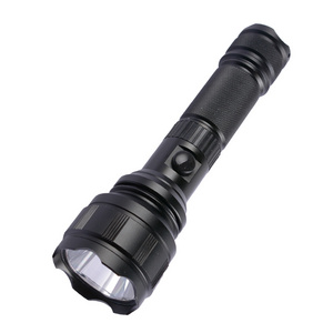 WASING High quality aluminum alloy case H5 flashlight, rechargeable lithium battery multifunctional camping flashlight