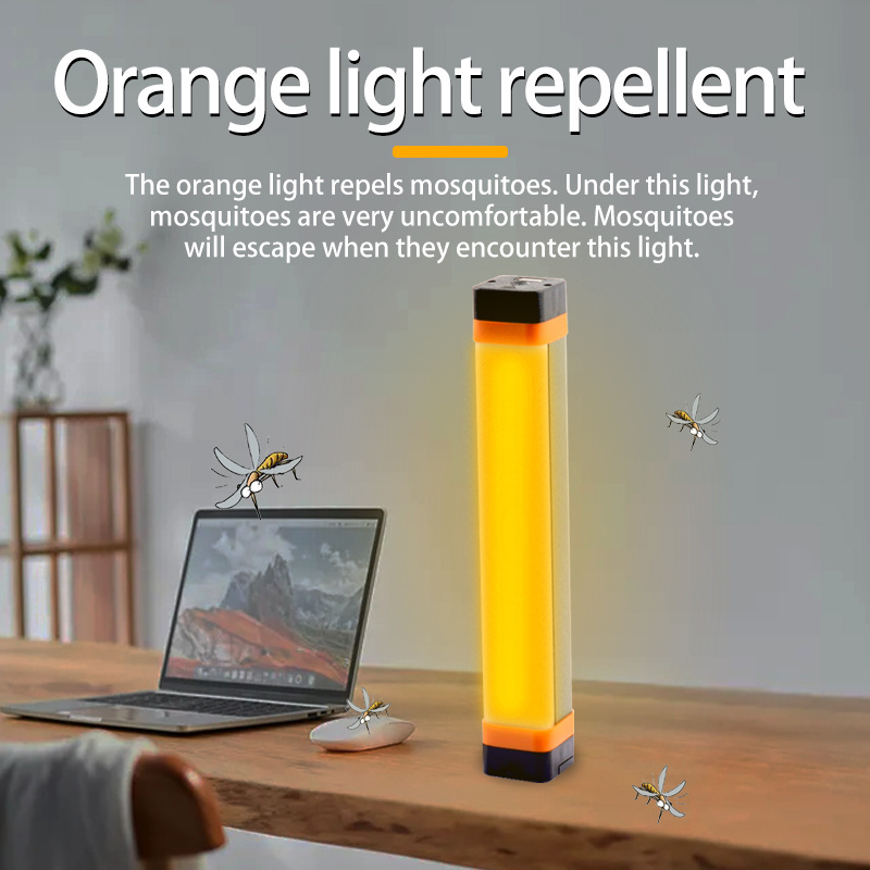 Portable rechargeable USB emergency light multi-functional outdoor mosquito repellent light waterproof LED camping light