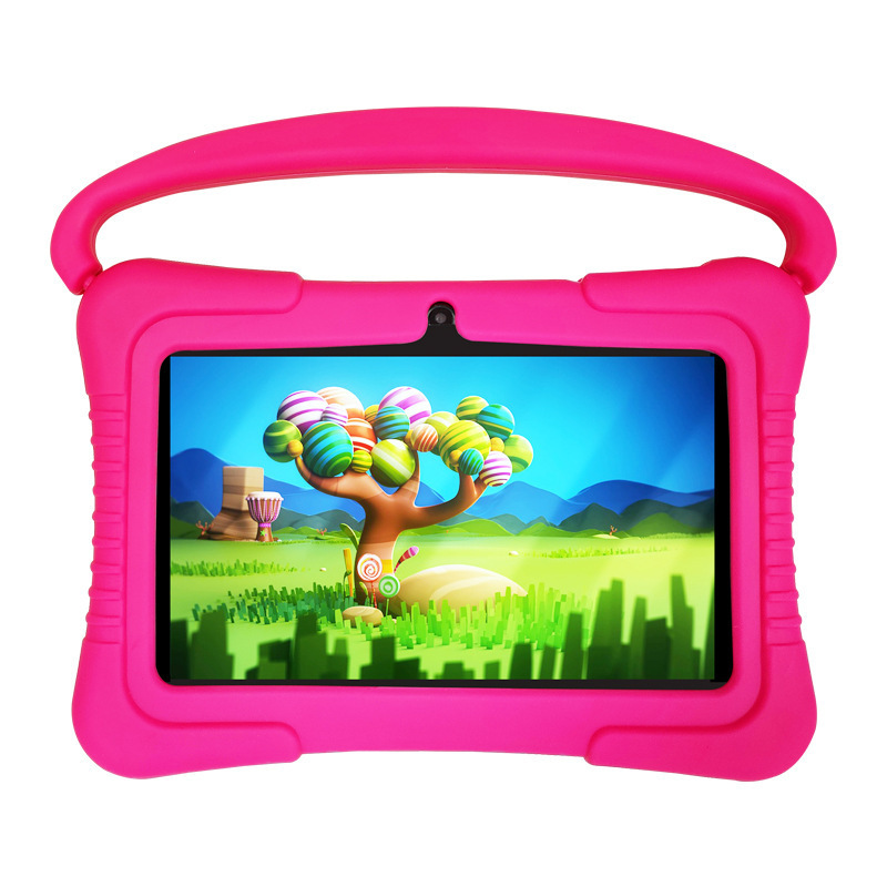 7 inch Android Kids Tablet 2800mah 1GB 16GBROM WIFI Quad Core Android 10 tablet pc with tablet covers cases