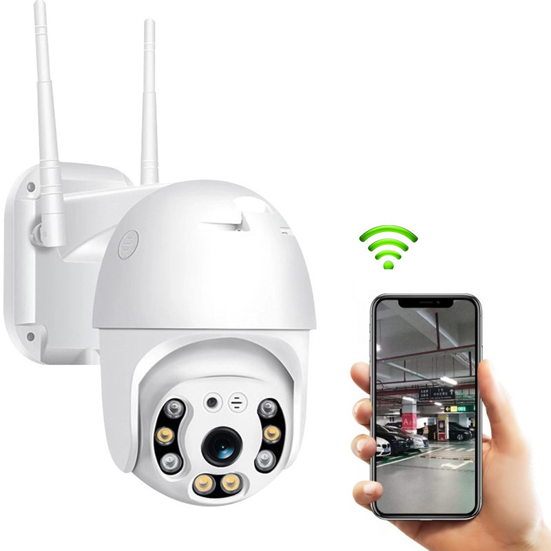 Network Video Surveillance 4X Optical Zoom AI IP Camera Wifi Outdoor Dome P2P Wireless Security CCTV 1080P PTZ Camera With 2MP