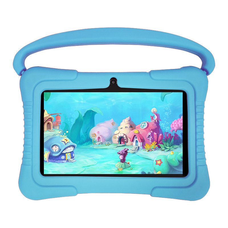 7 inch Android Kids Tablet 2800mah 1GB 16GBROM WIFI Quad Core Android 10 tablet pc with tablet covers cases