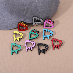 Wholesale Customized Metal Hard Enamel Pins And Hats Cool Decoration Mexican Custom Hat Pin Border Diamond Frame Pin