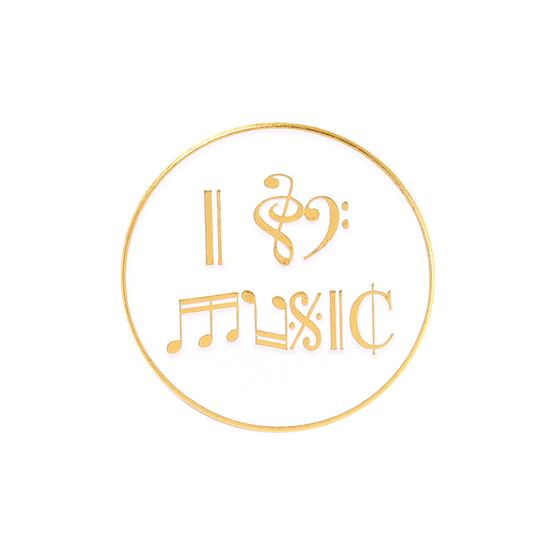 Wholesale Music Life Enamel Pins Earphone Note CD Rock n Roll Brooches Bag Hat Lapel Pin Badge Jewelry Gift for Music Lover