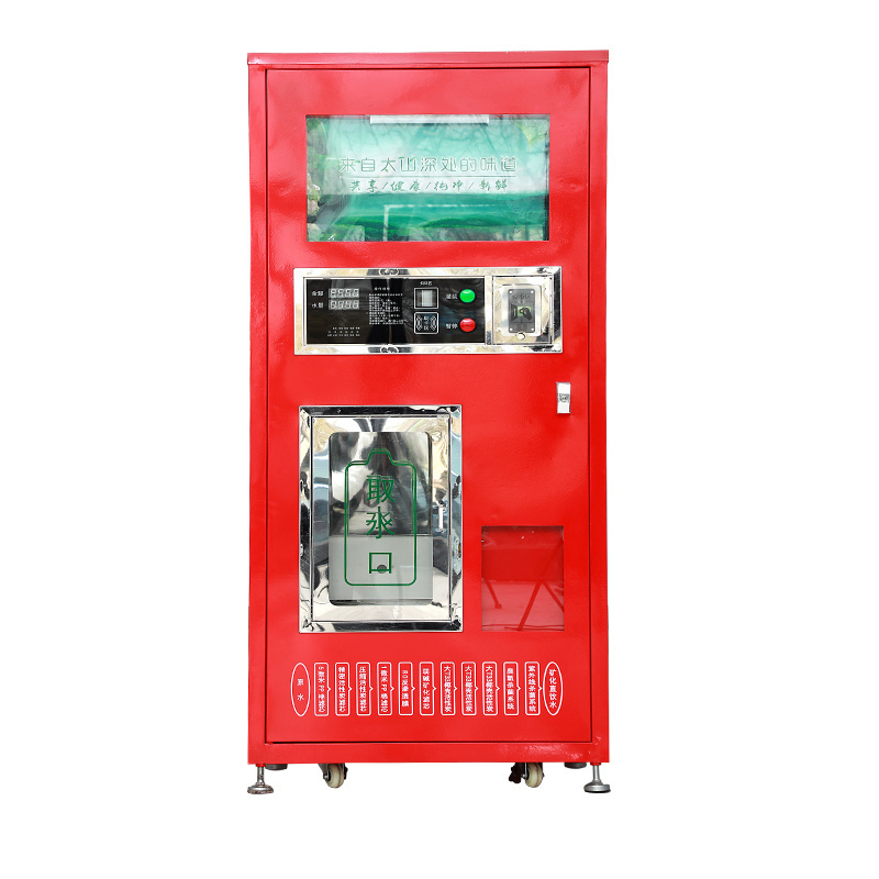 bottled water vending machine coin operated alkaline water vending machine