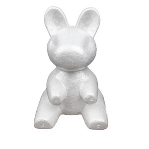 Diy foam rabbits Styrofoam bears dogs bunnies unicorns model to make rose rabbits rose bunny for Thanksgiving gift