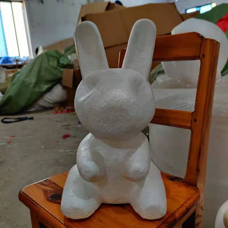 Diy foam rabbits Styrofoam bears dogs bunnies unicorns model to make rose rabbits rose bunny for Thanksgiving gift