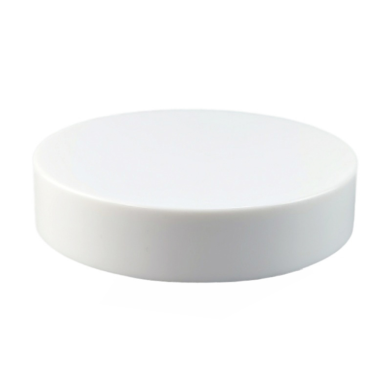 White PP plastic 89400 89-400 smooth skirt lid with foam liner