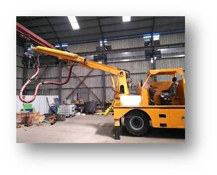 Concrete wet spray truck large tunnel spraying shotcrete machine factory sales