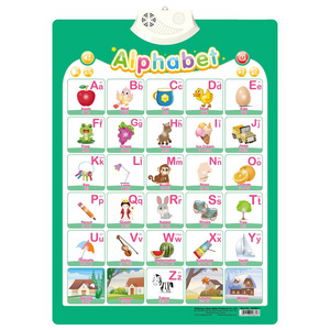 QINGTANG Early Educational Talking wall chart toys ABC Alphabet Number Learning Toys for Toddlers