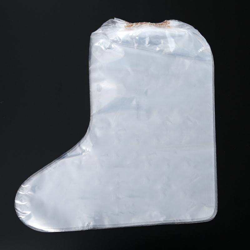 new type long Indoors Overshoes Foot plastic shoe covers disposable waterproof pe shoe covers