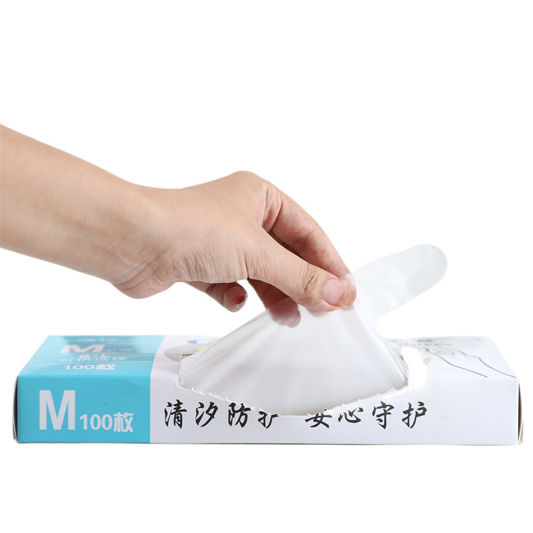 Good Quality Cpe Hdpe Food Pe Disposable Clear Polyethylene Waterproof Tpe Gloves