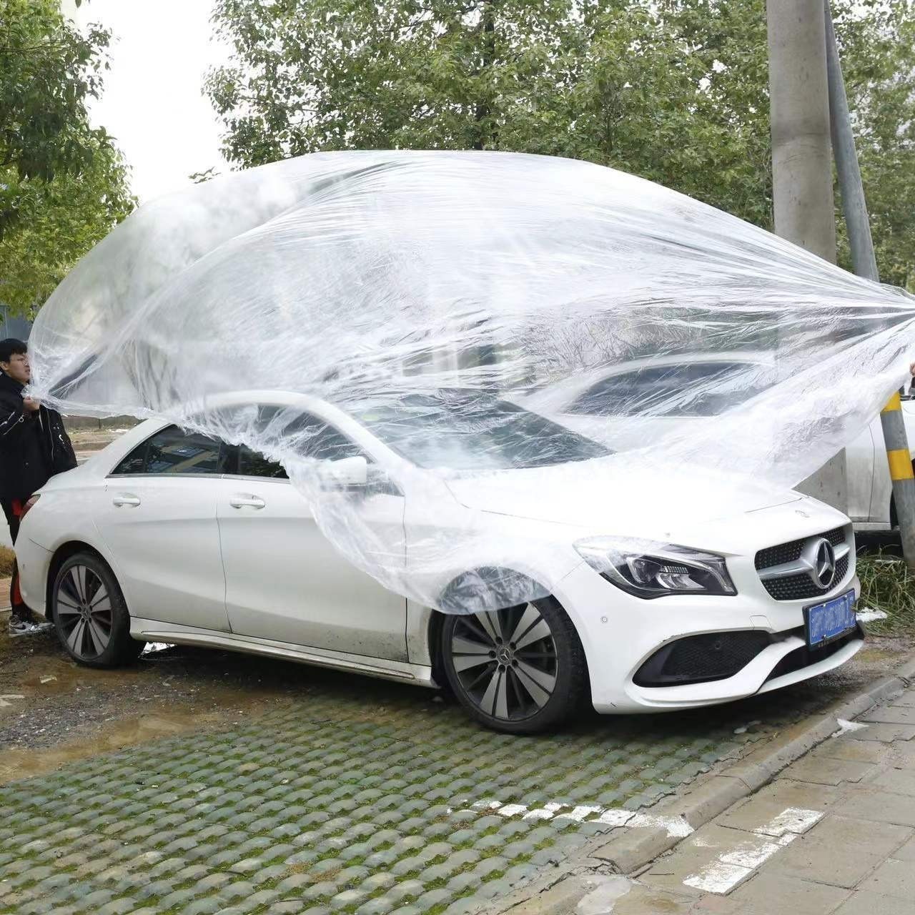 manufacturer custom waterproof dust proof car cover transparent disposable full car covers for salesor