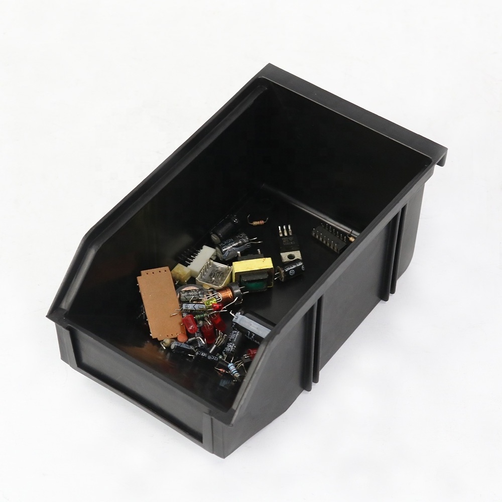 QXR Q-HB4 200*130*90mm anti-static plastic back-hanging style ESD conductive component storage picking bin