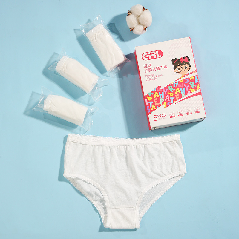 Wholesale Customized Menstrual Period Sauna Hotel Toss Wash-Free Large Size Flat Waist Disposable Underwear Panties