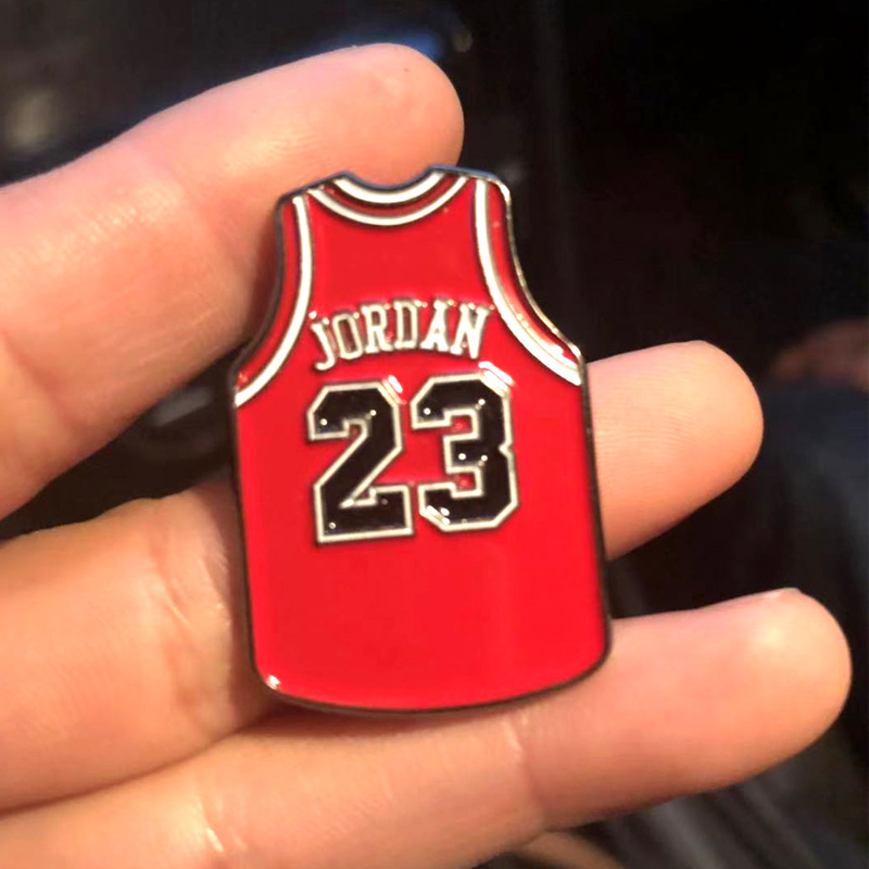 Wholesale Custom Basketball Jerseys Jordan 23 Safety Pin Brooch Sneaker Shoes Brooch