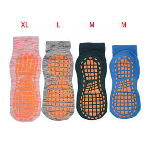 Wholesale Custom Logo Yoga Jump trampoline anti slip socks inflatable sports grip slip socks