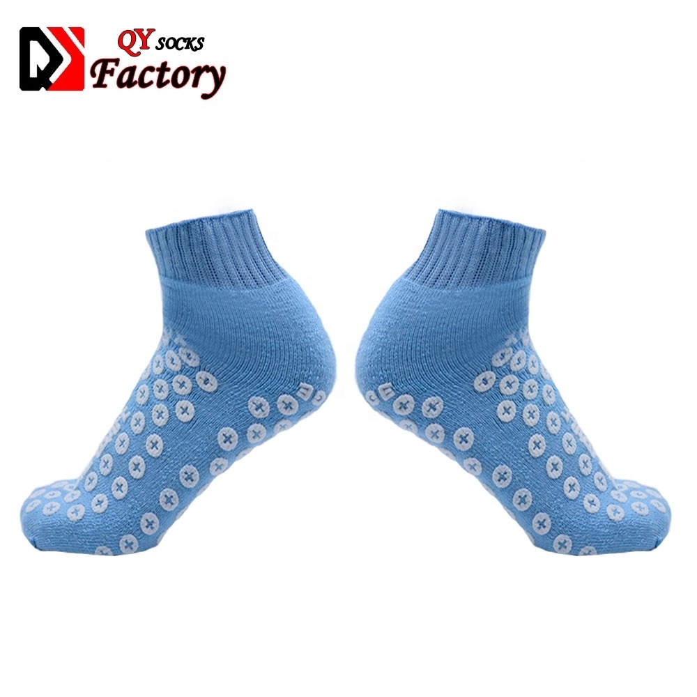 Custom disposable hospital medical double tread slipper socks airline socks