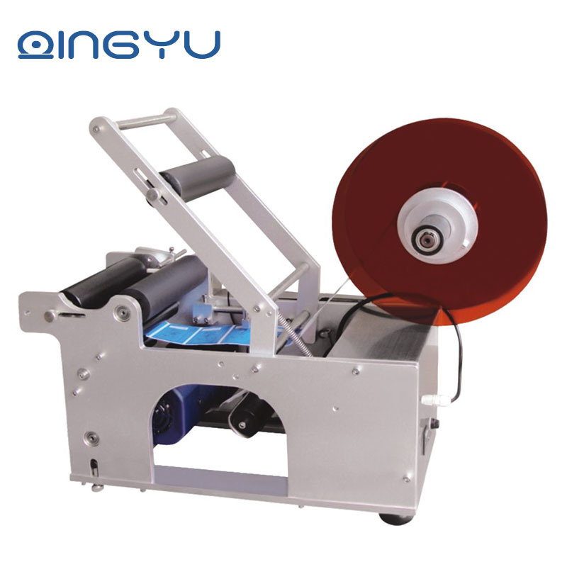 MT-50SEMI-AUTOMATIC ROUND BOTTLE LABELING MACHINE LABELER MACHINE