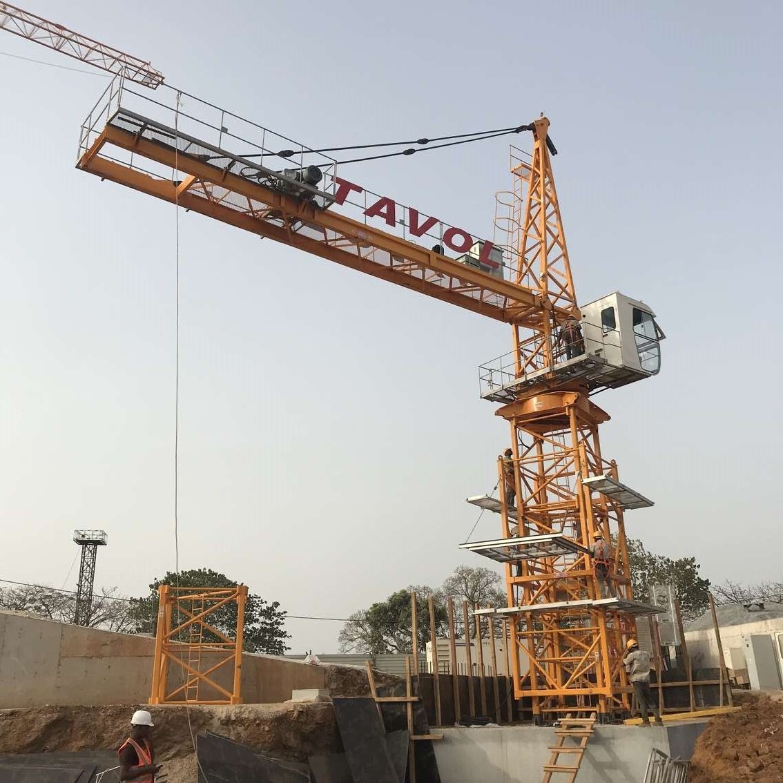 Best Quality Construction Machinery QTZ 63-5610 Model Topkit Tower Crane With SGS