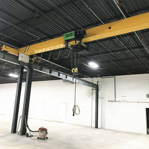 Euro Design Single Girder Overhead Crane 3 ton 5 ton 10 ton for Steel Structure Workshop