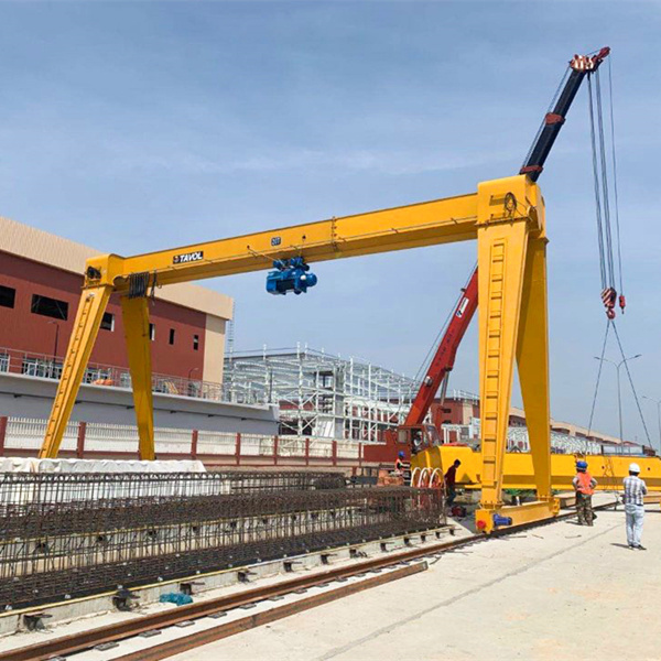 Warehouse Used  Single Beam Overhead Gantry Crane 5 ton 10 ton 25 ton for Marble/Concrete Factory