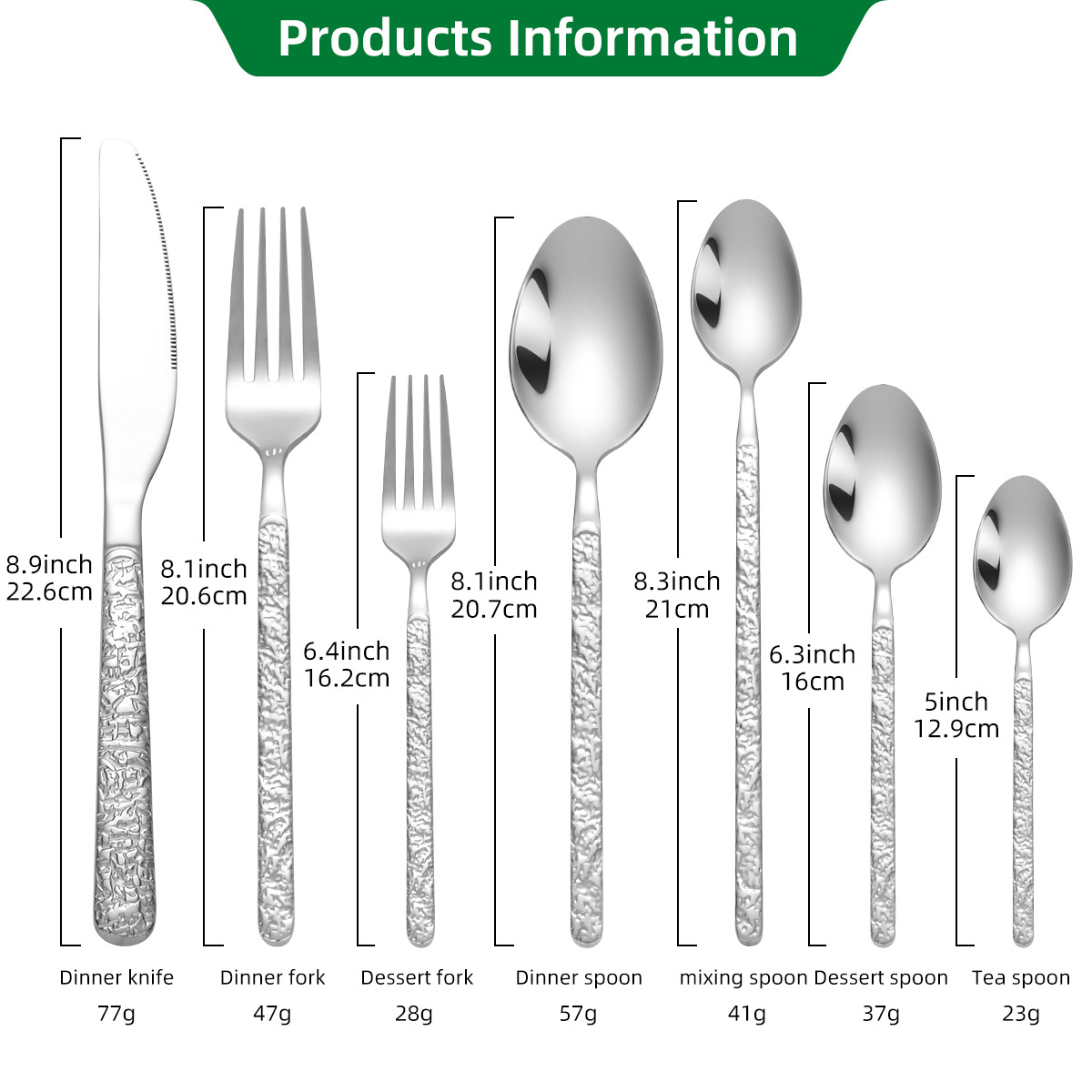 Middle East Customization Silverware 3d Laser Cutlery Stainless Steel Forks Knife Spoons Flatware Set For Restaurant